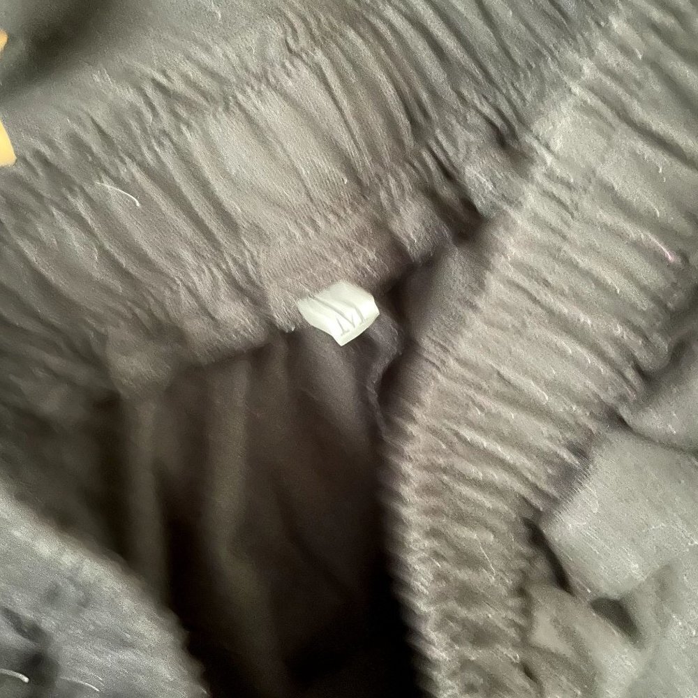 Comfortable warm black sweatpants casual comfortable athleisure medium pockets - Picture 3 of 3